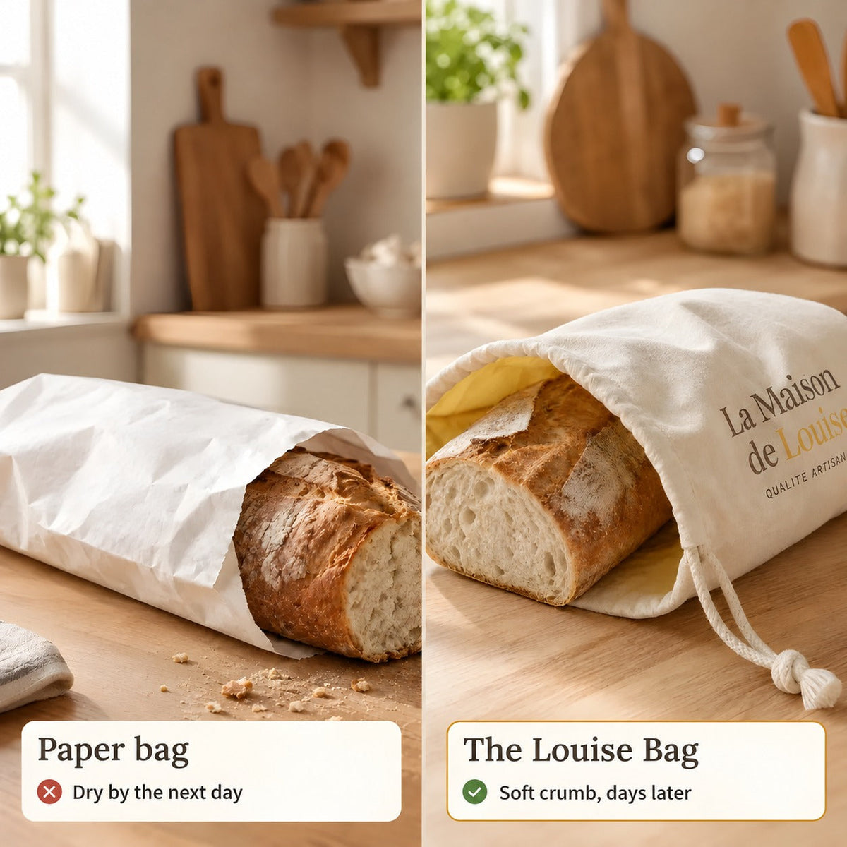 Paper bag vs The Louise Bag